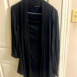 Dark grey office dress